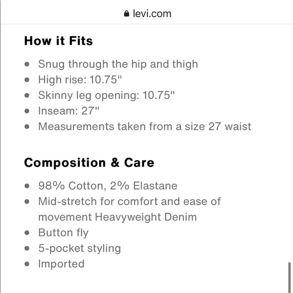 ⭐️ Levi’s wedgie fit skinny jean in devil medium wash - Picture 9 of 13